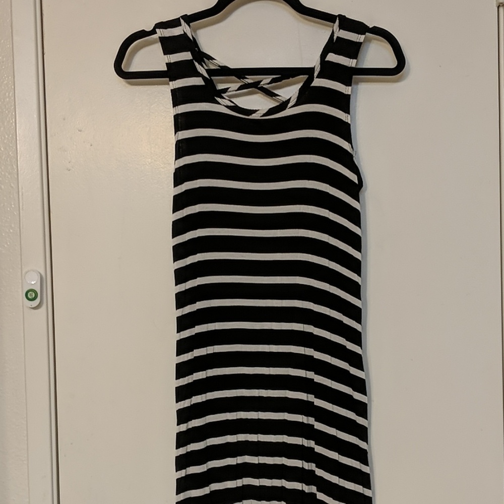 Tank Top Dress with Crisscross back